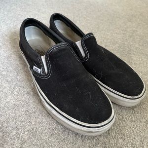 Black Slip on Vans